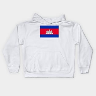 Flag of Cambodia Kids Hoodie